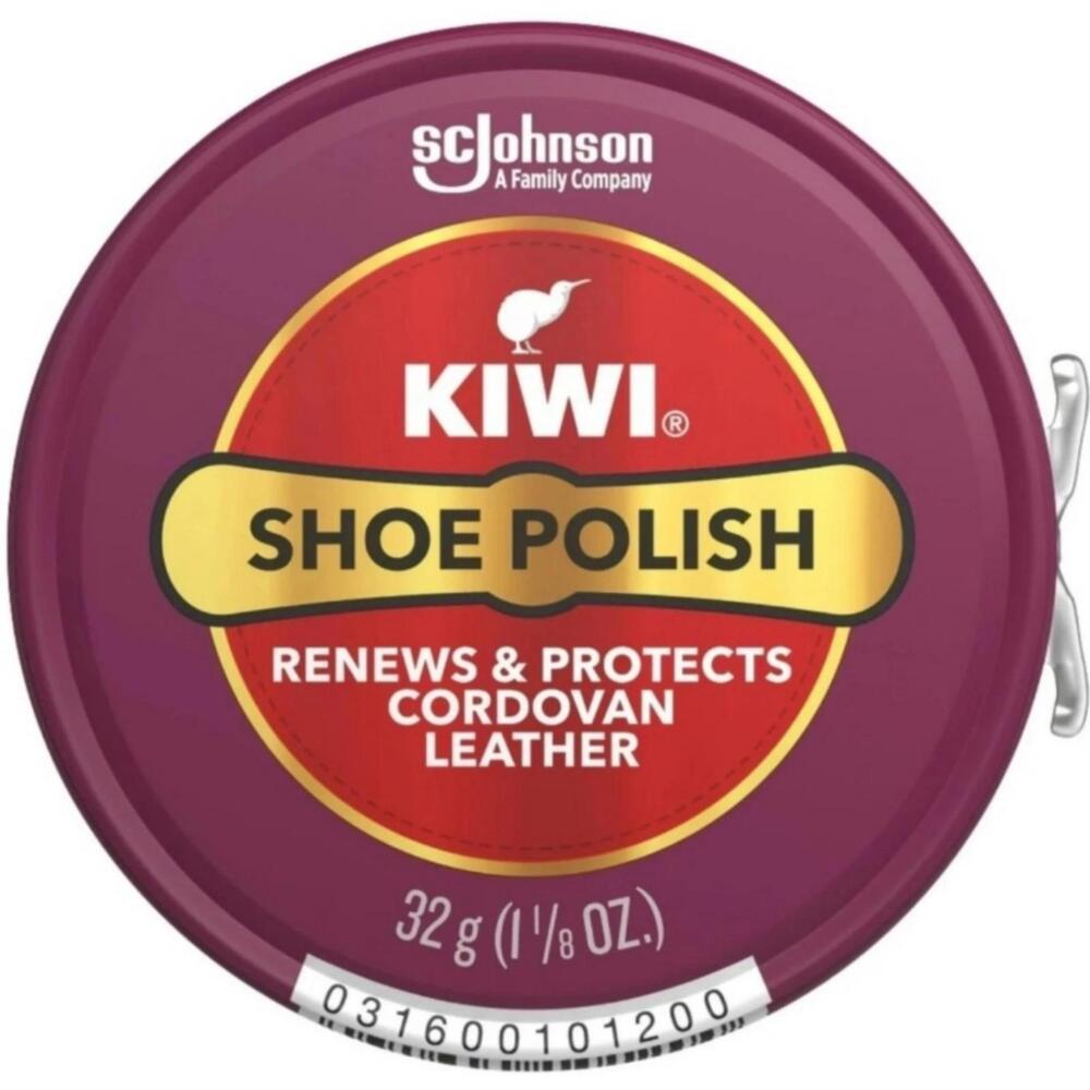 Kiwi Leather Shoe Polish Variety Pack Cordovan & Select Black Brown 1.125oz Each - Picture 4 of 4